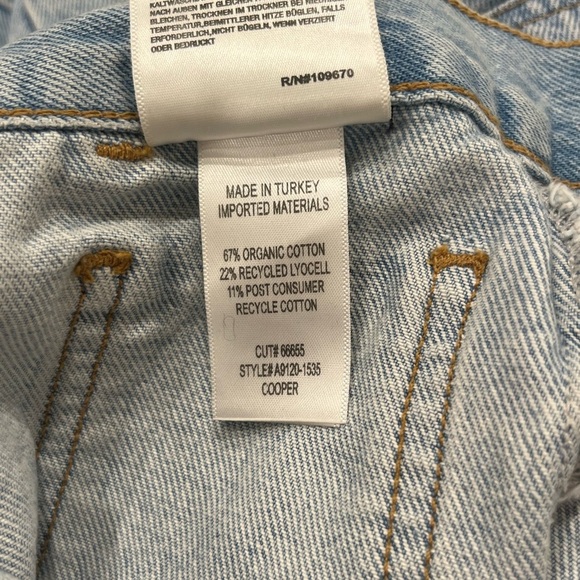 Revolve AGOLDE Cooper Cargo Jeans | Light Wash | Size 26 - Picture 11 of 12